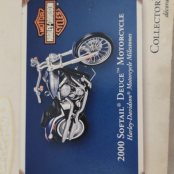 NWT Harley Davidson Hallmark Keepsake Ornament-2000 Softail - Picture 13 of 16